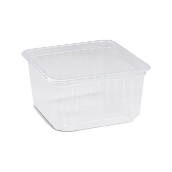450 Stk. Quadroboxx Quadrobecher 500 ml PP klar 115 x 115 x 61 mm Feinkost